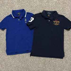 Polo Ralph Lauren polo shirts for boys size 7 and 8 (navy)